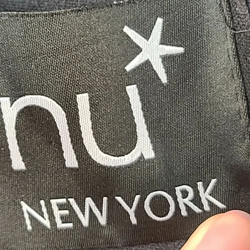 NU New York Womens Shirt Top Small Blue Eyelet Halter Open Back Tasseled Casual - Picture 5 of 12